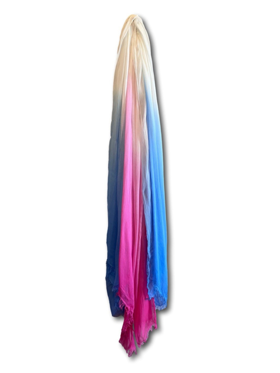 Tommy Bahama Accessories - Tommy Bahama Dip-Dye Scarf Pink And Blue Lot Of 2 Summer Resort Wear